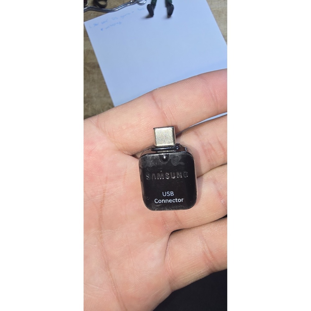 Samsung USB-A to USB-C Adapter (GH96-11383A) - Black